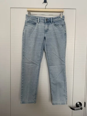 J Jill Denim Authentic Fit Slim Ankle Jeans Womens Sz 2 Petite Blue Straight Fit - Image 1 of 4