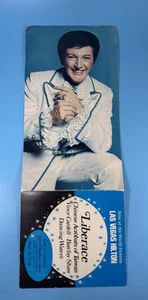 Liberace Las Vegas Hilton ausklappbare Postkarte verschickt Vintage Showroom Promo 1970er - Bild 1 von 2