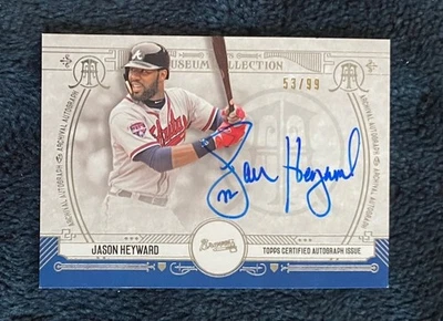 2015 TOPPS MUSEUM COLLECTION Jason Heyward ( ATLANTA BRAVES ) AUTO AUTOGRAPH /99 - Image 1 of 2