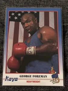 1991 GEORGE FOREMAN (HOF) Kayo Boxing Card BOX FRESH #99 Vintage Boxer Comeback - Picture 1 of 1