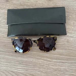 Massimo Dutti Sonnenbrille Leopard Braun Gelb - Bild 1 von 9