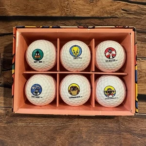 Looney Tunes Golf Ball Gift Set 6 Precept Taz Daffy Bugs Tweety Sylvester Speedy - Picture 1 of 8