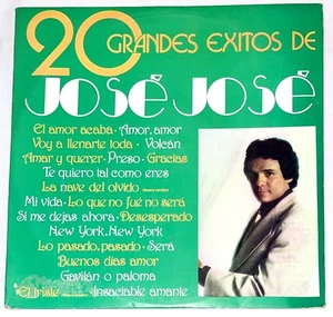 José José – 20 Grandes Éxitos De José José - 2 x vinyl - Gatefold Colombia 1984 - Picture 1 of 8