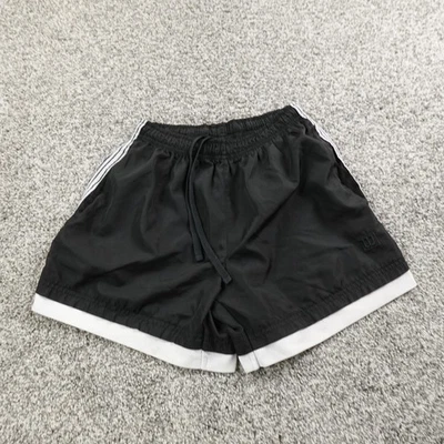 VTG Wilsons Shorts Womens S Black Windbreaker Track Athletic Workout Gym Y2K 00s - Image 1 of 4