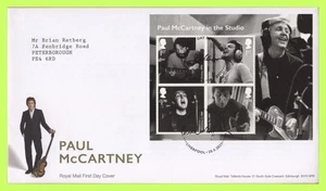 G.B. 2021 Paul McCartney M/S on Royal Mail  First Day Cover, Liverpool - Picture 1 of 1