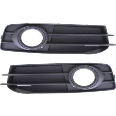 Bisel de luz antiniebla con moldura negra izquierda y derecha para Audi A3 09-13 con paquete deportivo Foto 1 de 4