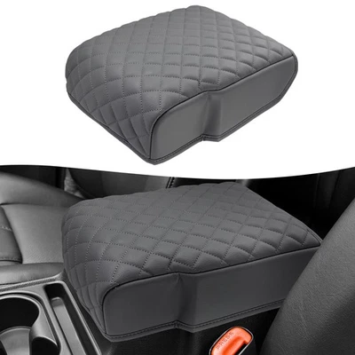 Center Console Arm Rest Lid Cover Pad Cushion Gray for Jeep Commander 2005-2010 - Imagem 1 de 4