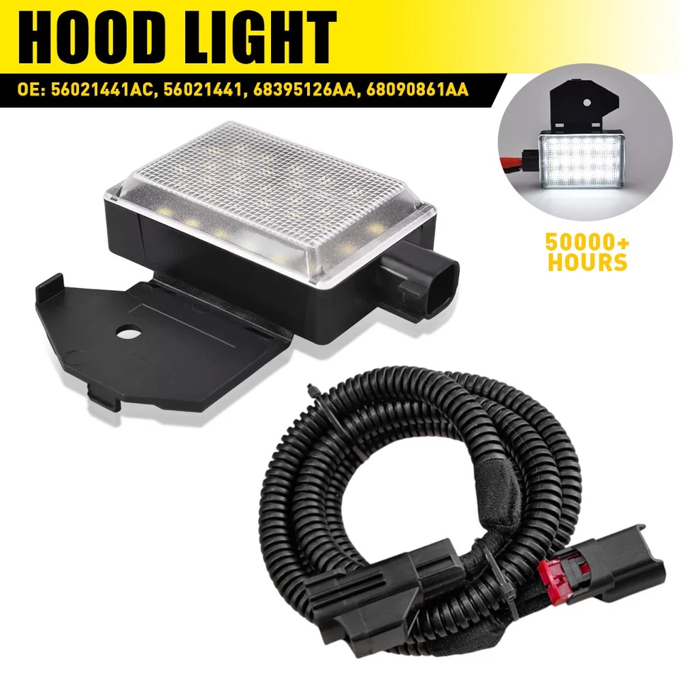 Luz de cortesía debajo del capó con arnés de cableado para Chrysler 300M EPY 2002-2004 Foto 1 de 4