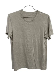 Lululemon sportliches T-Shirt Größe Large Rundhalsausschnitt Kurzarm meliert grün - Bild 1 von 5