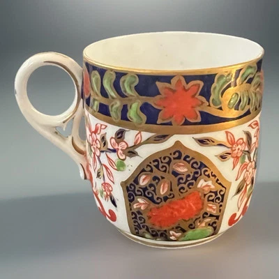 Antique Bloor Derby Imari Coffee Can/Mug - Image 1 of 4