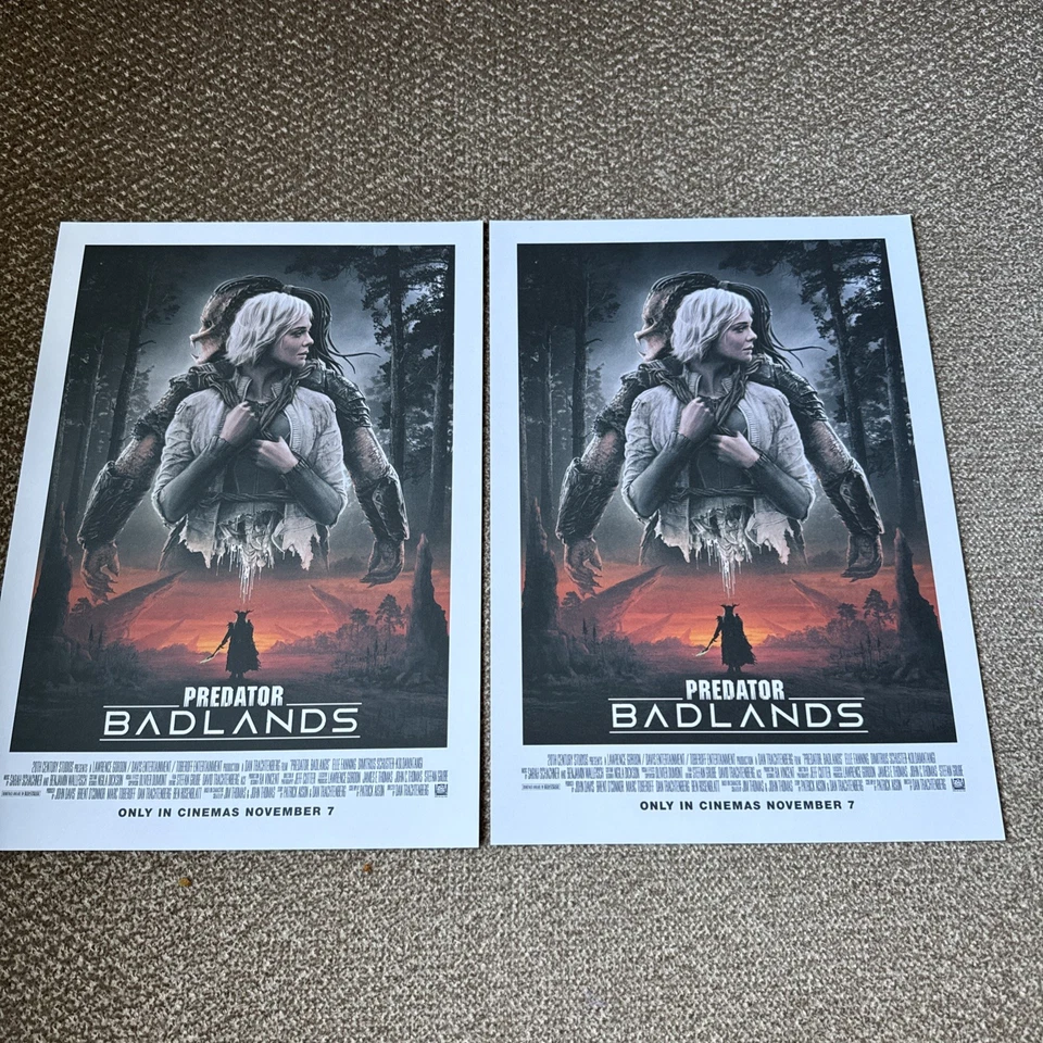 Predator: Badlands Cinema Poster Sci‑Fi Action Movie Print A3 High‑Quality x 2 - Bild 1 von 1