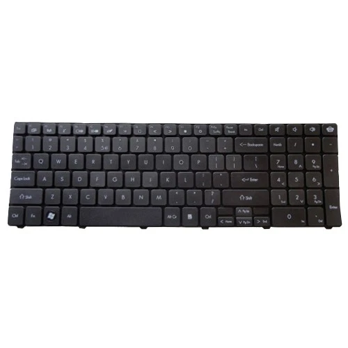 Novo Teclado Preto para Notebook Gateway NV50A NV51B NV53A NV55C NV59C NV73A EUA - Imagem 1 de 1