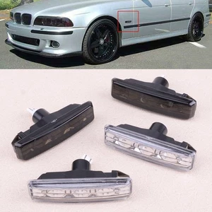 Luz de guardabarros 4 LED marcador luz ámbar apta para BMW E39 M5 525i 528i 540i 97-2003 - Imagen 1 de 3