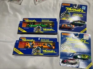 Vintage Matchbox Days Of Thunder Hardee's Mello Yellow 2/cards 4 Cars 4 Packs - Picture 1 of 6