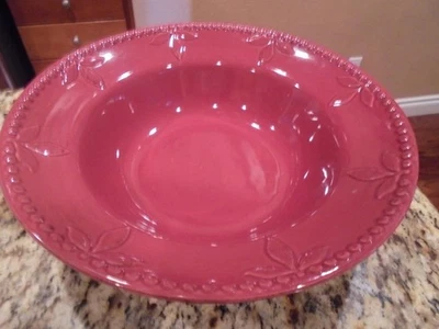 Signature Sorrento Burgundy/Beaujolais large baking dish/serving bowl near-mint! - Image 1 of 2