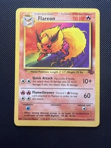 Pokémon TCG Flareon Karte Dschungel 19/64 Unlimited Non-Holo Rare MP - Bild 1 von 2