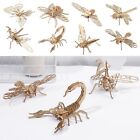 Baby Toy Wood Insect Animal Montessori 3D Puzzle DIY Jigsaw Board Wooden Puzzle