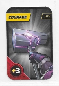 Carte Leclerc 2023 - Défie tes héros - 015 - Courage + 3 - Picture 1 of 2