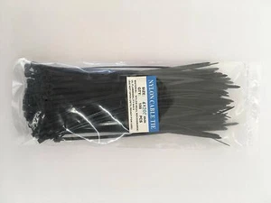 Ifenceview Two Pack( 200 pcs) Durable Self locking Black Zip Tie Cable Tie - Imagen 1 de 4