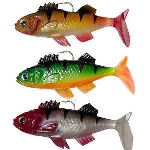 Soft Lure Perch Angel-Köder im Barsch-Design Shad Wobbler mit Knoblaucharoma - Bild 1 von 10