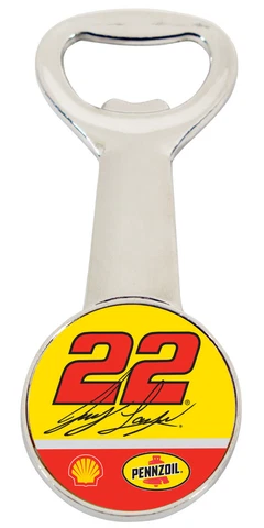 NASCAR #22 Joey Logano Magnetic Bottle Opener-NASCAR Bottle Opener Cover