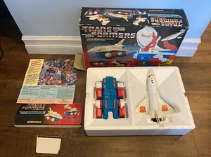 Vintage Sky Lynx 1986 Vintage Hasbro Transformers Includes Glow Poster w Box - Picture 1 of 11