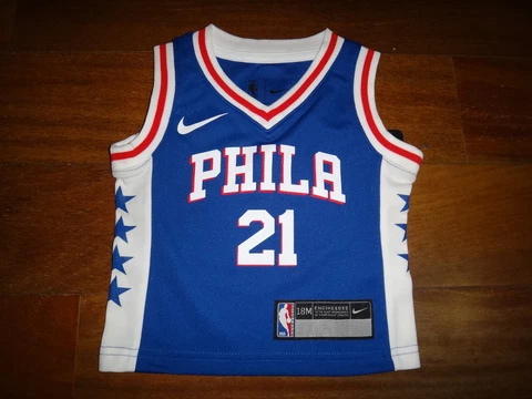 Infant 18 Months Nike Joel Embiid #21 Philadelphia 76ers Icon Edition Jersey Cover