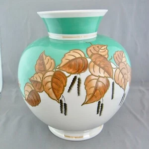 schöne Porzellan-Vase Schaubach Kunst - Bild 1 von 9