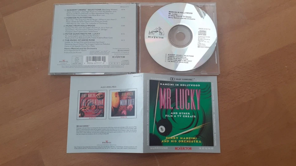 CD HENRY MANCINI Mancini in Hollywood - Mr. Lucky and Other Film Greats BMG 1993 - Bild 1 von 1