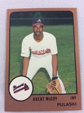 1988 Pulaski Braves-ProCards Minor League Baseball Card-Brent McCoy