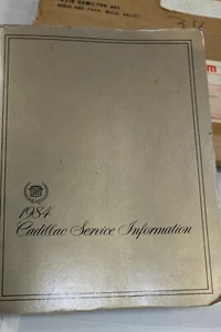 1984 Cadillac Service Information Manual & 7 Chassis & Body wiring Diagrams - Picture 1 of 10