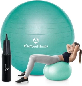 Gymnastikball inkl. Ballpumpe | Fitness Sitzball 65cm | 166-178 Körpergrösse - Bild 1 von 7
