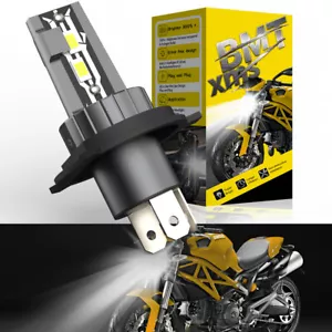 H4 LED Front Light Bulb Headlight Hi/Lo Beam Super Bright for Scooter Motorcycle - Picture 1 of 7