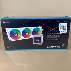 New LIAN LI GA II LCD 360 All In One CPU Cooler GA2ALCD36W - Picture 1 of 6