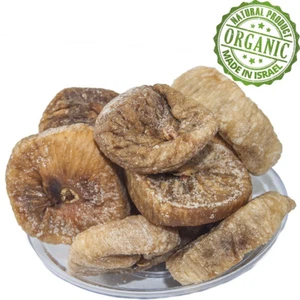 Higos secos orgánicos premium Anjeer puro kosher fruta seca natural israelí - Imagen 1 de 3