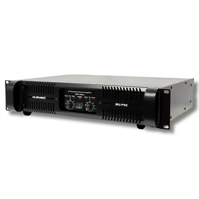 MUSYSIC 2 Channel  Amplifier 9000Watts DJ PA Power  Amplifier Signal out MU-P9K - Image 1 of 4