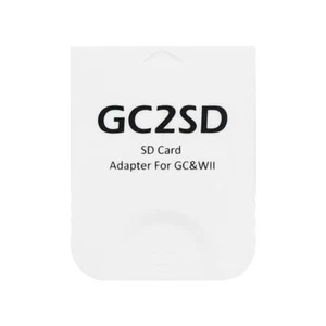 Memory Card Adapter Plug and Play for GameCube Game Consoles (White) - Afbeelding 1 van 2