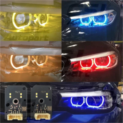 DRL Angel Eye Boards For BMW 5' G30 G31 F90 M5 6' G32 GT Non-adaptive LED Light - Image 1 of 4