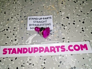 3/8 "Bypass Fitting Desviador Pisser Super-Jet-Ski Sea-Doo Pwc Recto PINK SUP - Imagen 1 de 2