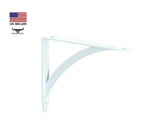 ÚNICO Diseñador Imagen 7" Blanco Elegante Estante/Encimera Acero Soporte L - Imagen 1 de 4