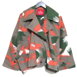 Vivienne Westwood RED LABEL camouflage orb button jacket M size khaki Women USED - Picture 1 of 8