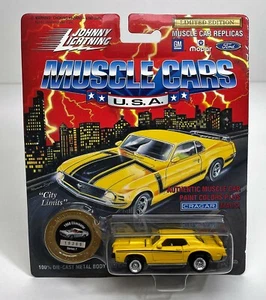 Johnny Lightning - Muscle Cars USA - 1969 Yellow Mercury Eliminator - New - Picture 1 of 3