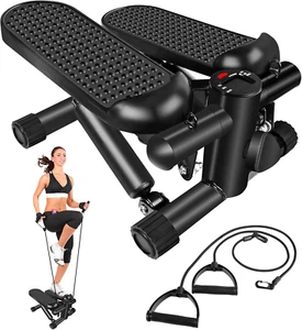 Stepper für Training, Treppenstepper mit Widerstandsbändern, Mini Stepper mit 30 - Bild 1 von 6