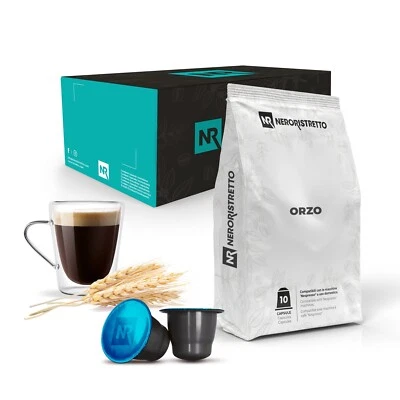100 Cialde Capsule Orzo Compatibili Nespresso Neroristretto