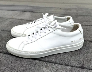 COMMON PROJECTS Mens Original Achilles Leather Sneakers White Sz 41 US 8 $440 - Picture 1 of 4