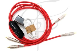 Burson Audio Cable+ Pro - 1.5m active cable Interconnect RCA 53" - Picture 1 of 5
