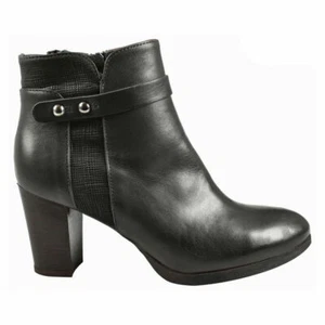 SCARPE TRONCHETTO DONNA IGIECO IGI E CO 88480 PELLE NERO ORIGINALE AI NEW - Picture 1 of 4