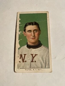 1909-11 T206 Sweet Caporal 350 Factory No 25 Back Hooks Wiltse Rookie - Bild 1 von 2