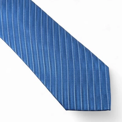 Alfani Men's Ozark Stripe Tie Necktie Modern Slim 2 3/4" Denim Blue $55 - Image 1 of 4