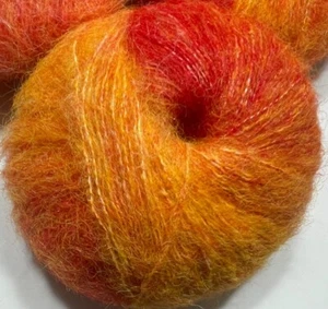 Job lot knitting crochet yarn wool 3x Ball Luxury MOHAIR Gradient Yarn L787 - Picture 1 of 4